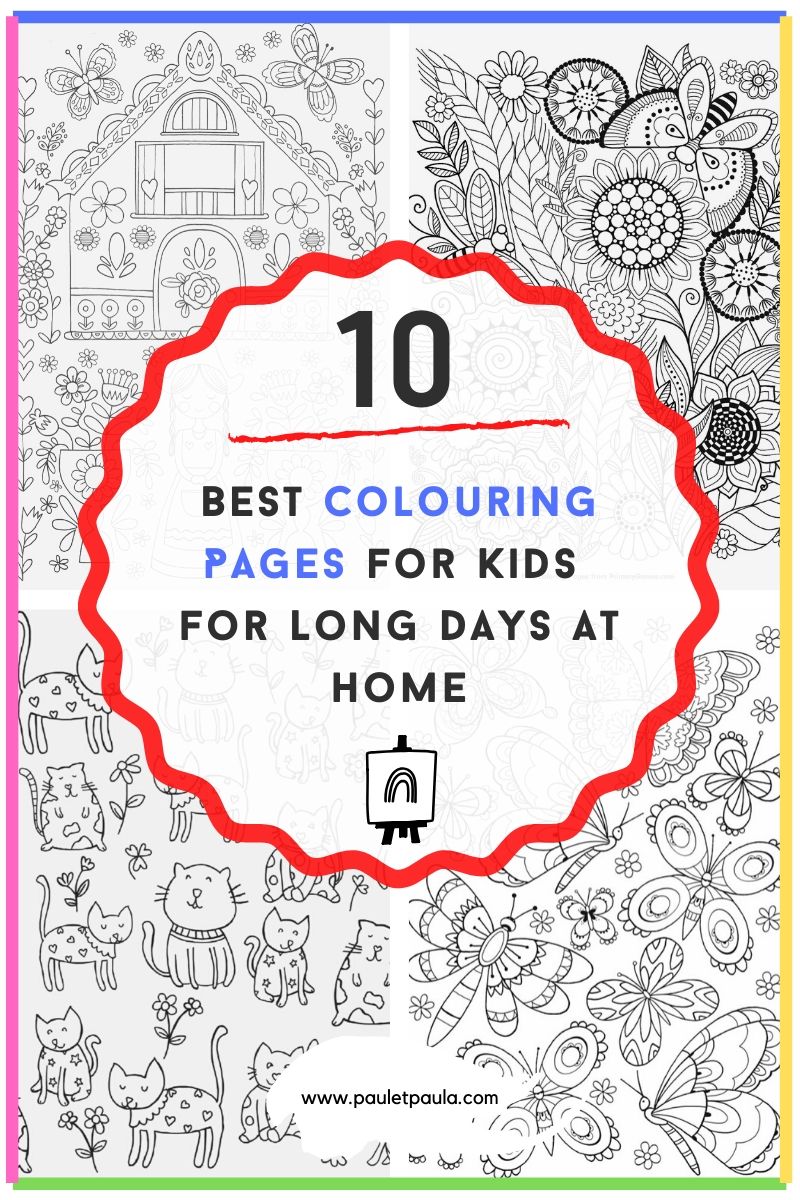 The 10 Best Colouring Pages for Kids for Long Days at home