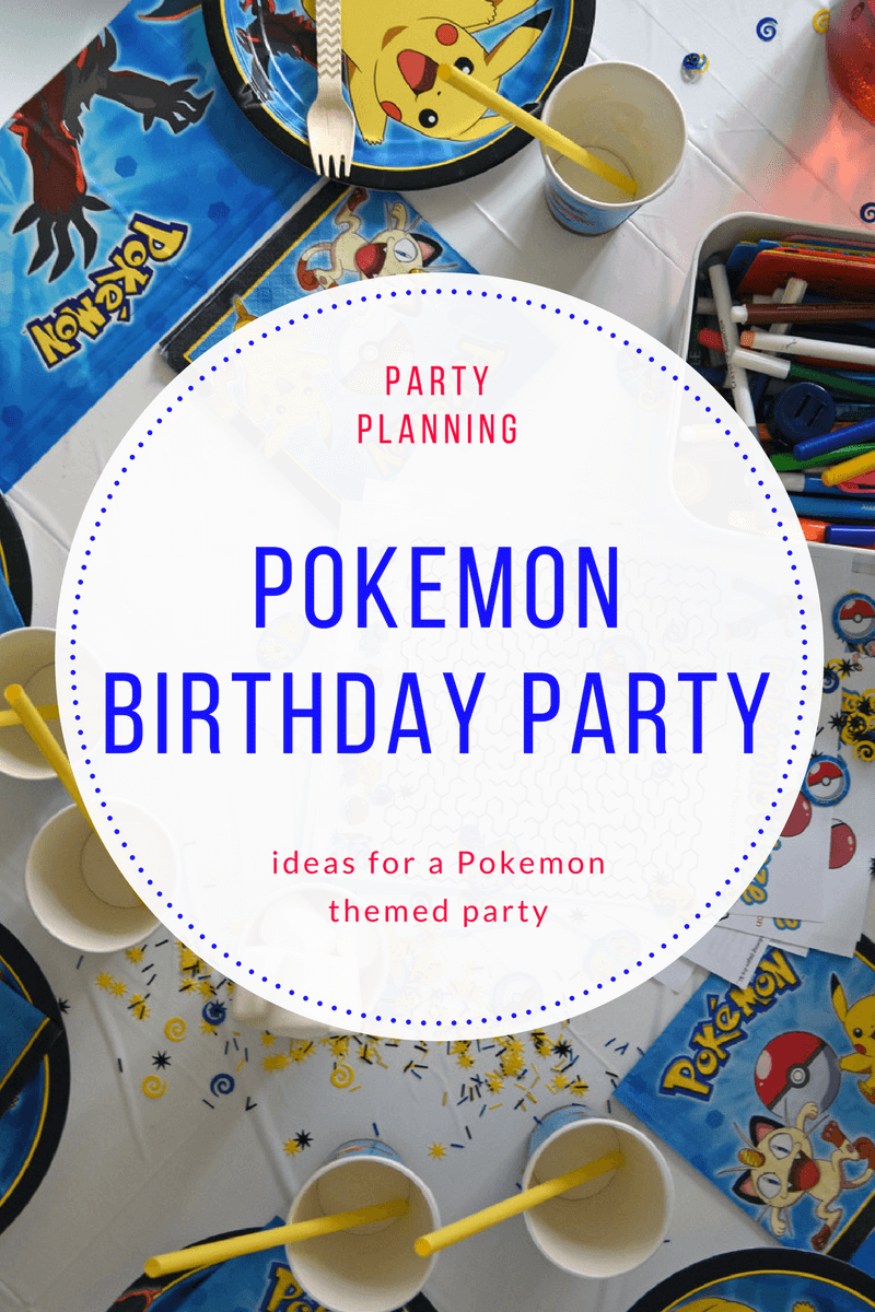 Pokemon birthday party