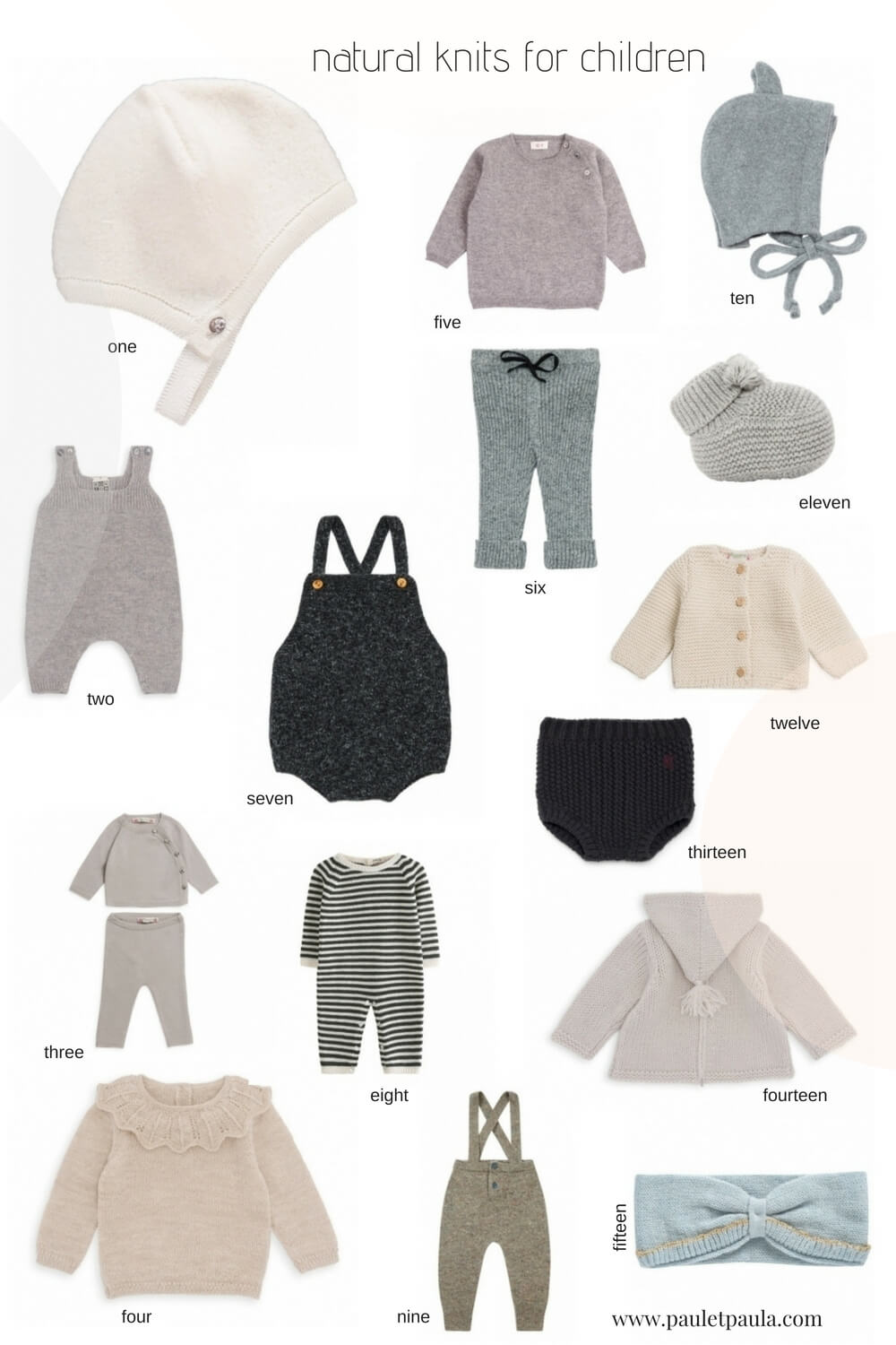 The best natural knits for children!