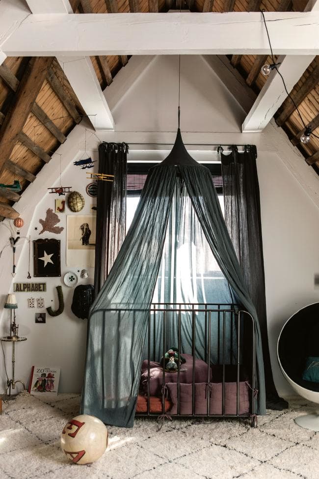 Amsterdam warehouse gone family home with lots of vintage treasures